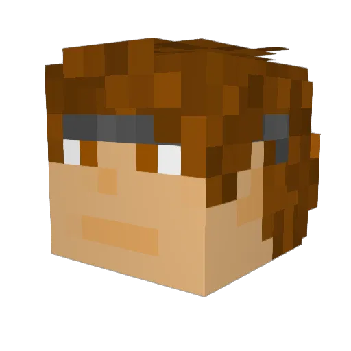 Shinyboy29 Minecraft avatar head, 3D render