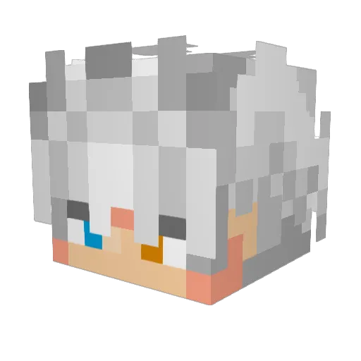 ShinziOnTheFloor Minecraft avatar head, 3D render