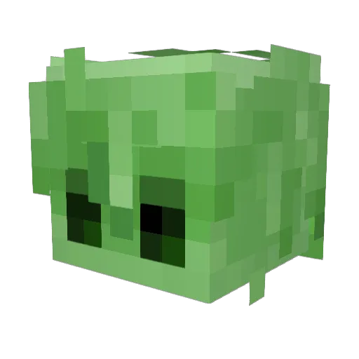 Shinzoooo Minecraft avatar head, 3D render
