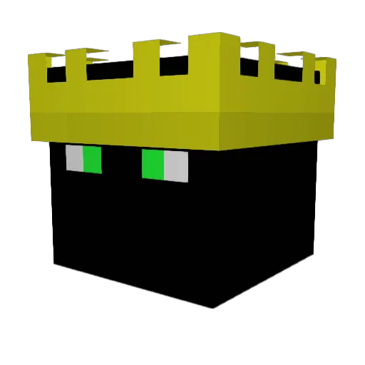 ShioTaraa Minecraft avatar head, 3D render