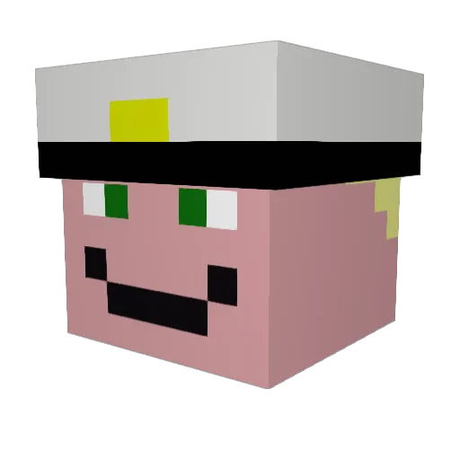 ShipAnlagenbauer Minecraft avatar head, 3D render