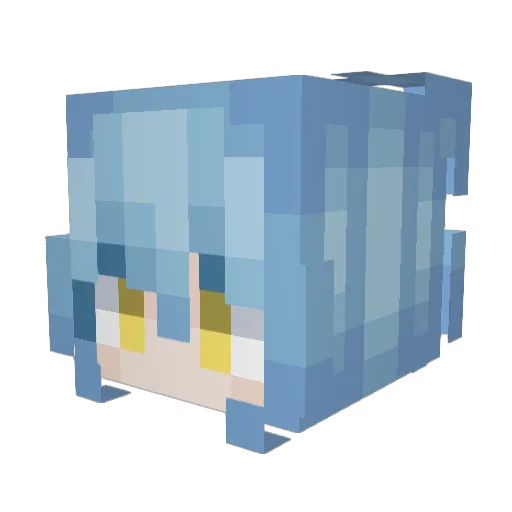 ShipGi_MC_ Minecraft avatar head, 3D render
