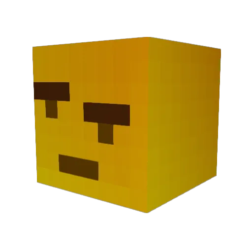 ShipSinker69 Minecraft avatar head, 3D render