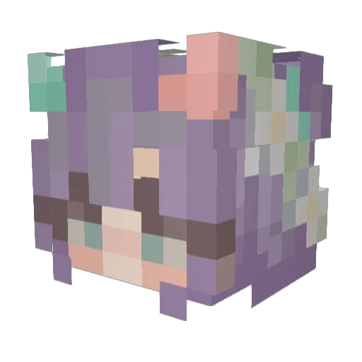 Shipilka37 Minecraft avatar head, 3D render