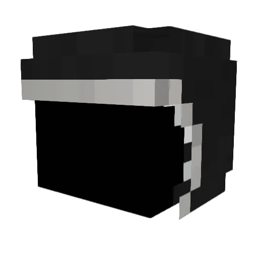 Shiponik Minecraft avatar head, 3D render
