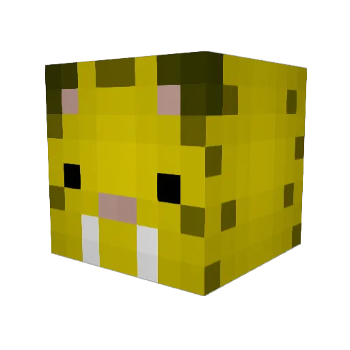 ShippiNt Minecraft avatar head, 3D render