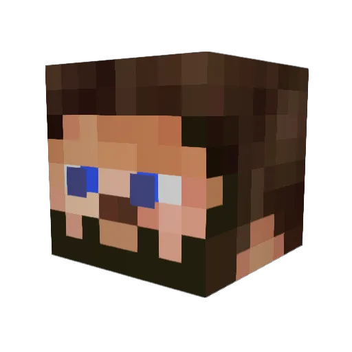 ShiptAlt4 Minecraft avatar head, 3D render