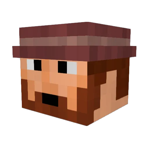 Shiresy148 Minecraft avatar head, 3D render
