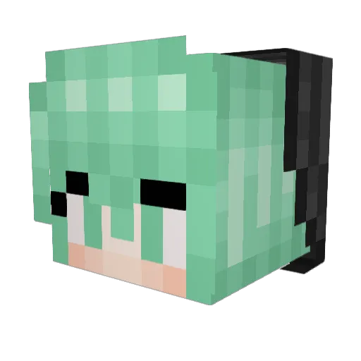 Shiris27 Minecraft avatar head, 3D render