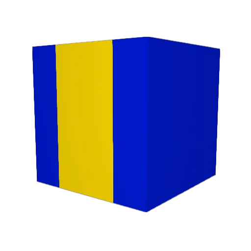 Shiro12357 Minecraft avatar head, 3D render