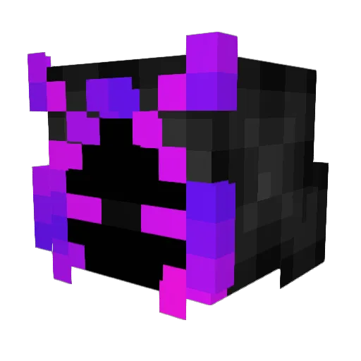 ShiroHamaki Minecraft avatar head, 3D render