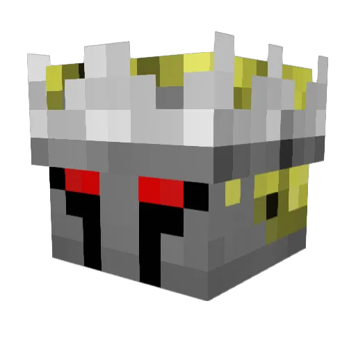 ShiroTyto Minecraft avatar head, 3D render