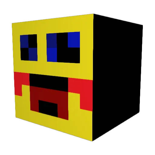ShirockCZ Minecraft avatar head, 3D render