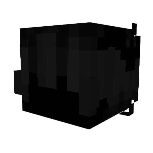 Shish4 Minecraft avatar head, 3D render