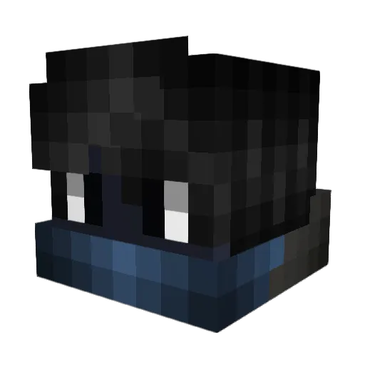 ShishaIsBack Minecraft avatar head, 3D render