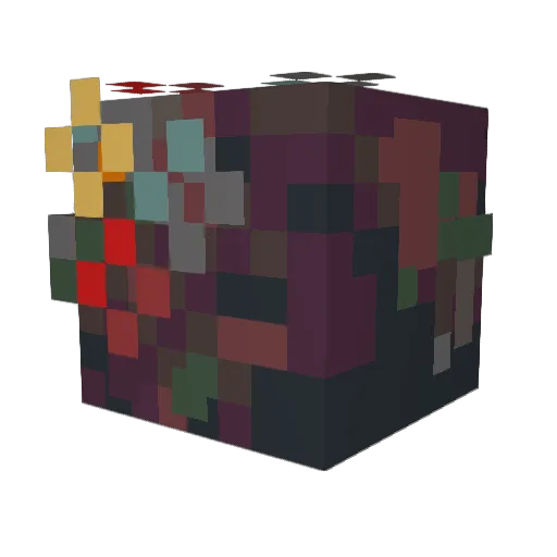 Shisouhan Minecraft avatar head, 3D render