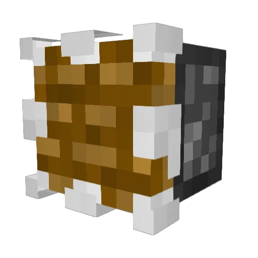 Shittyboss Minecraft avatar head, 3D render