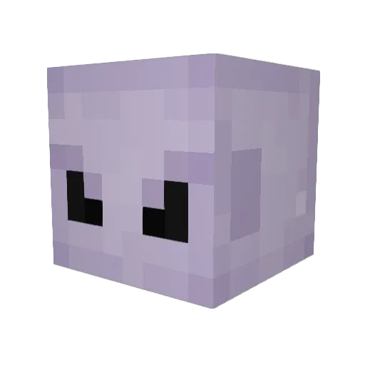 ShiuDD Minecraft avatar head, 3D render