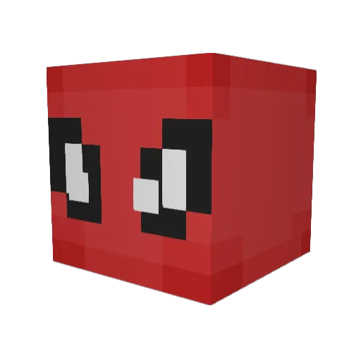 ShivIsNotTaken Minecraft avatar head, 3D render
