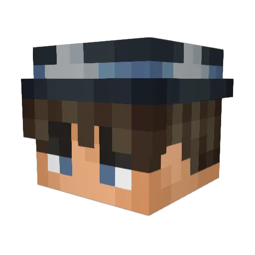Shivenxc4 Minecraft avatar head, 3D render