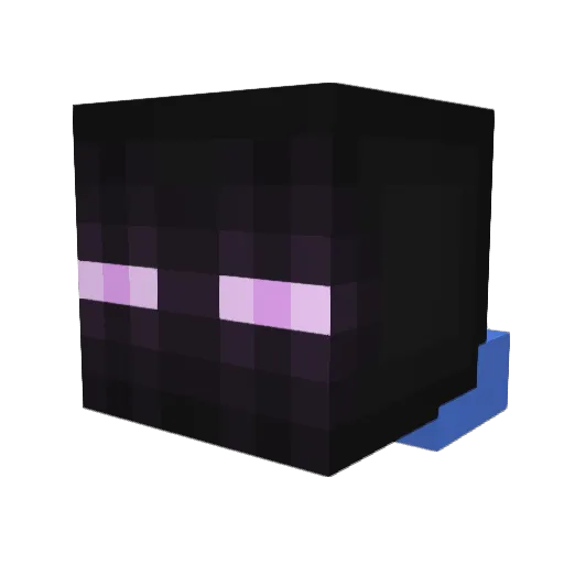 ShiverSwish Minecraft avatar head, 3D render