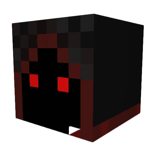 Shiverrrs Minecraft avatar head, 3D render