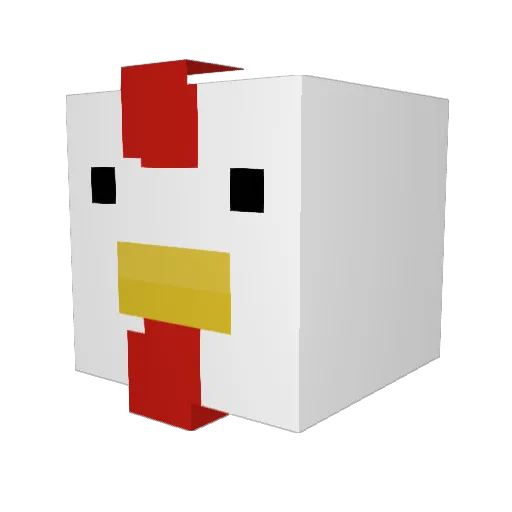 Shivstormz Minecraft avatar head, 3D render