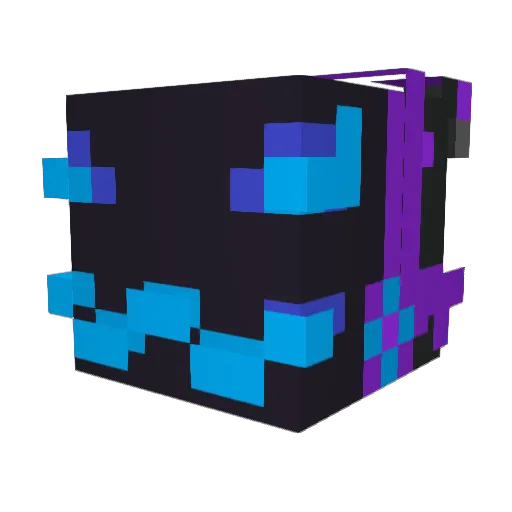 ShivuFurr Minecraft avatar head, 3D render
