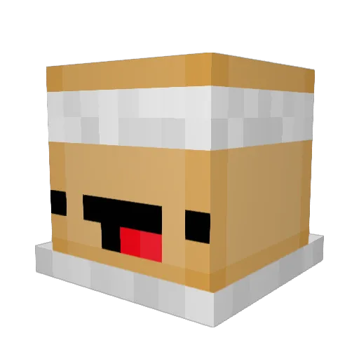 Shiye420 Minecraft avatar head, 3D render