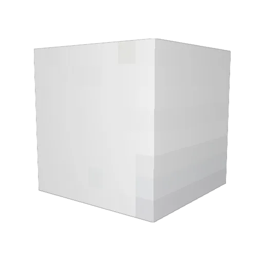 ShizBot Minecraft avatar head, 3D render