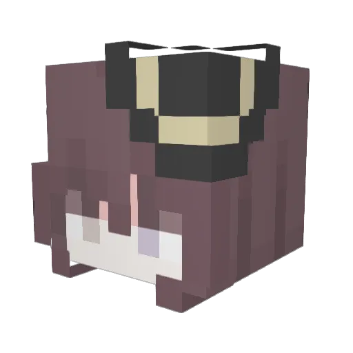ShizzyJK Minecraft avatar head, 3D render
