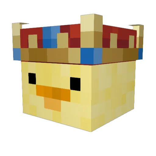 Shkross Minecraft avatar head, 3D render