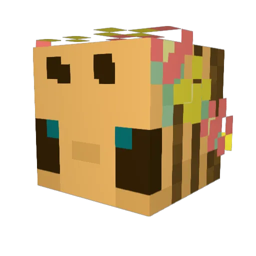 Shlebby_ Minecraft avatar head, 3D render