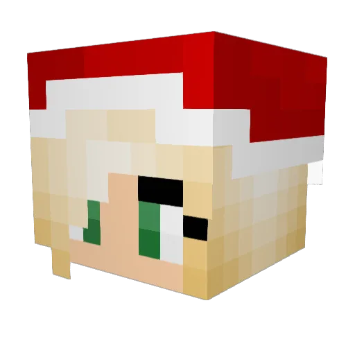 Shlemon Minecraft avatar head, 3D render