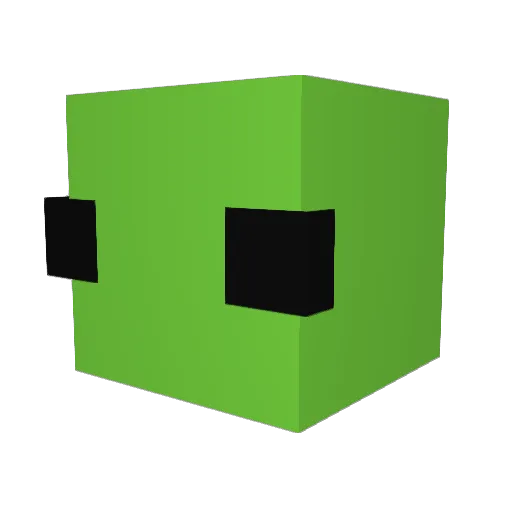 Shlimpyyy Minecraft avatar head, 3D render