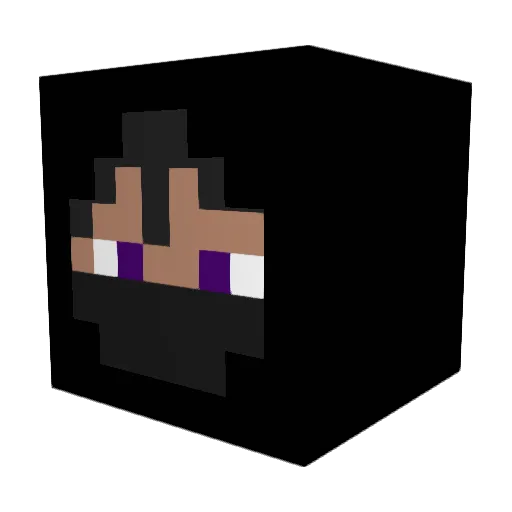 ShlokDaBoss Minecraft avatar head, 3D render