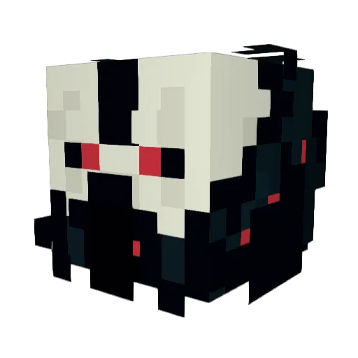 Shlubinator Minecraft avatar head, 3D render