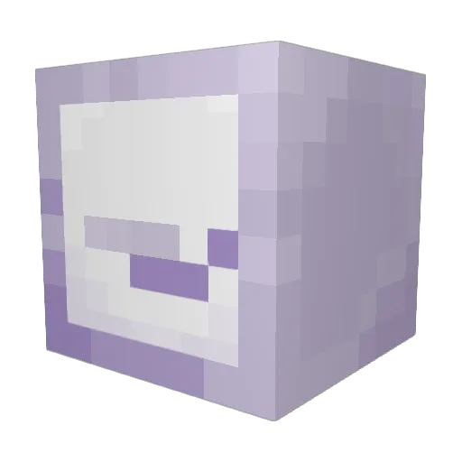 Shlurbert Minecraft avatar head, 3D render