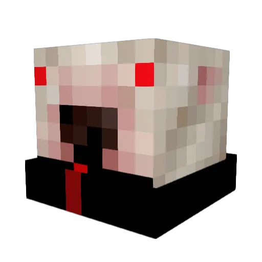 Shmango__ Minecraft avatar head, 3D render