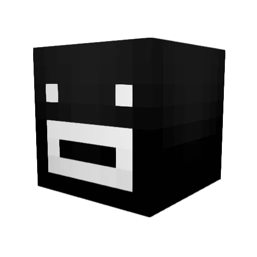 Shmeepazoid Minecraft avatar head, 3D render