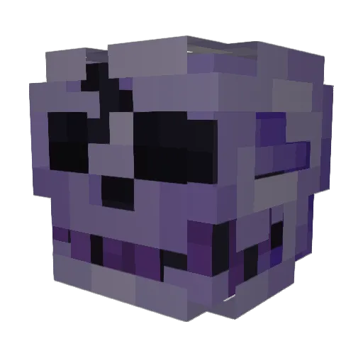 Shmeetus Minecraft avatar head, 3D render