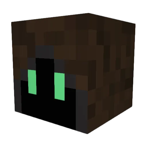 Shmicah Minecraft avatar head, 3D render