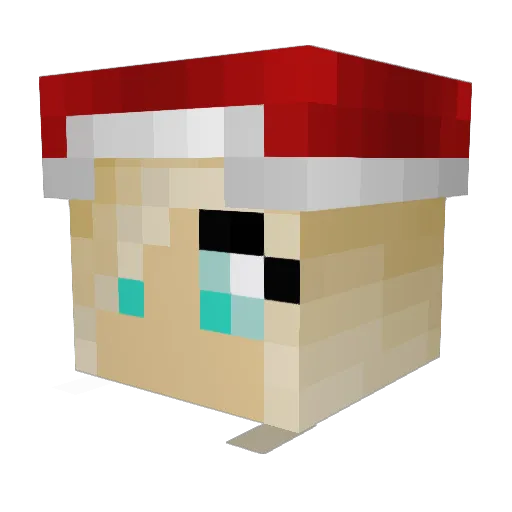 Shmony_Clause13 Minecraft avatar head, 3D render
