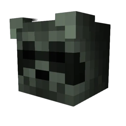 Shmoteh Minecraft avatar head, 3D render