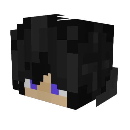 Sho2022 Minecraft avatar head, 3D render