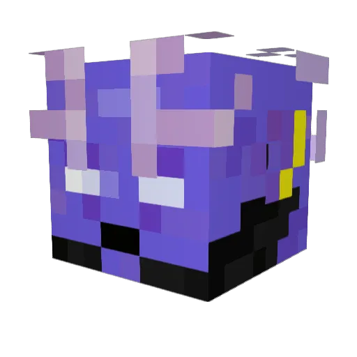 ShoGeiNIn Minecraft avatar head, 3D render