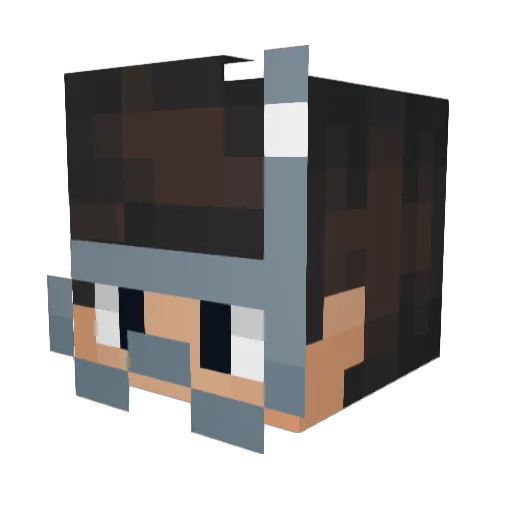 ShoYo_ch Minecraft avatar head, 3D render