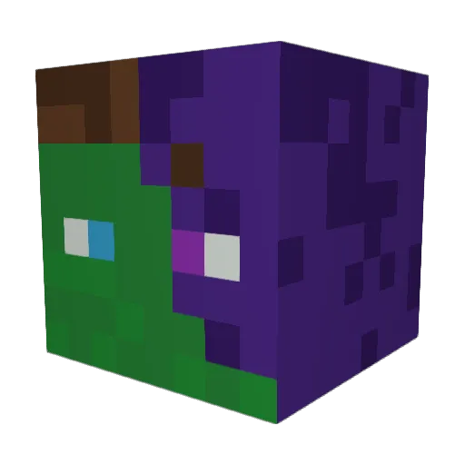 ShockDoc03 Minecraft avatar head, 3D render