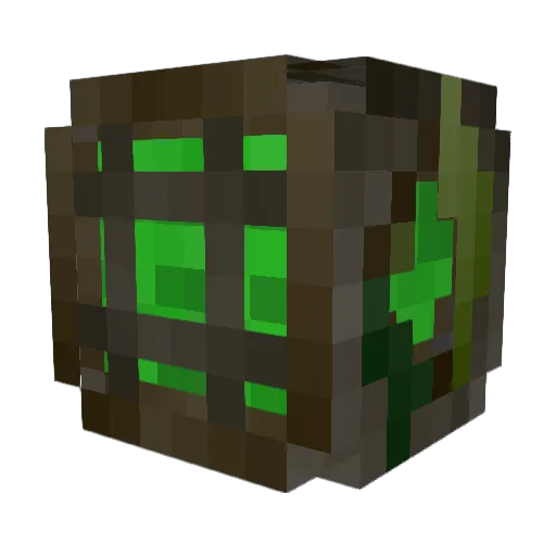 ShockPool Minecraft avatar head, 3D render