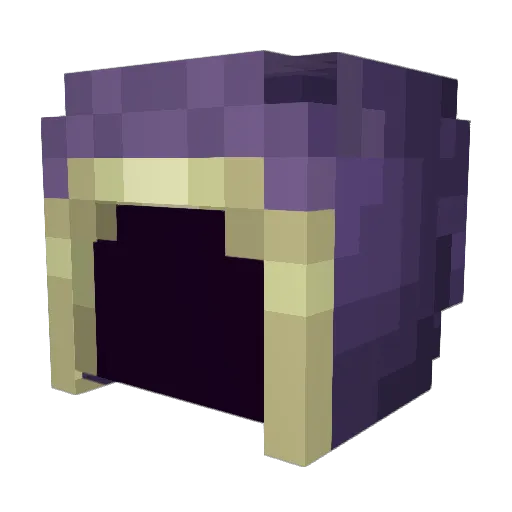 Shock_a Minecraft avatar head, 3D render